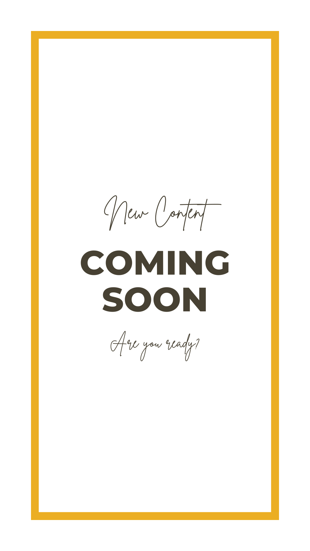 Coming soon