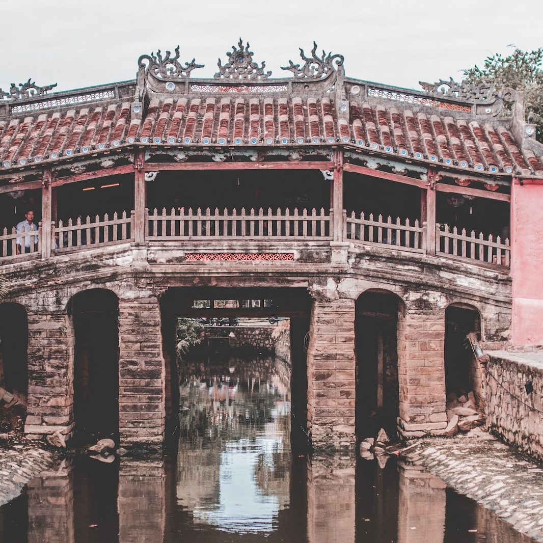 Hoi an bridge Hoi an old town bridge