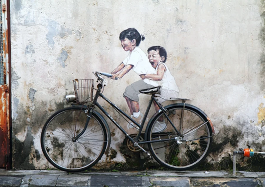 Street Art in George Town, Penang - Luxperia